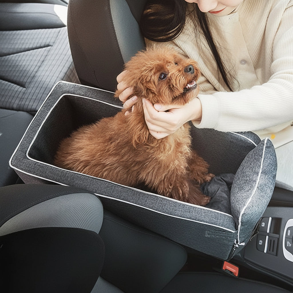 Car Central Dog Car Seat Bed Portable Dog Carrier for Small Dogs and Cats Safety Travel Bag Accessories