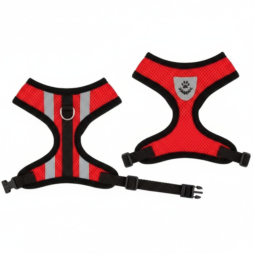 Cat Harness Vest Walking Lead Leash for Puppy Dogs Collar Polyester Adjustable Mesh Dog Harness for Small Medium Pet Accessories