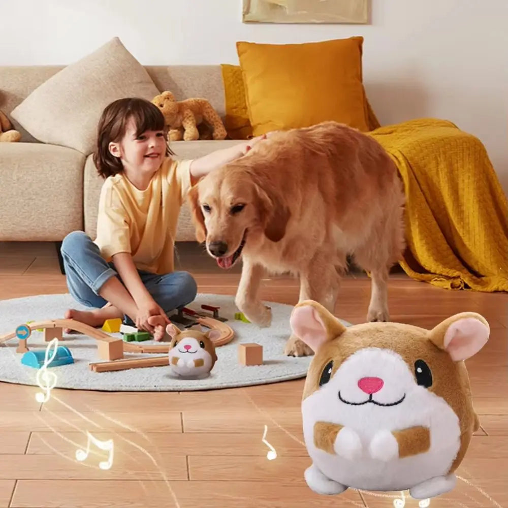 Shake Bouncing Jump Balls Music Vibration USB Rechargeable Electronic Pet Dog Toy Electronic Singing