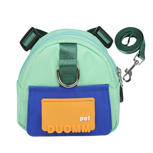 Fashion Pet Dog Schoolbag for Small Dogs Large Space Shiba Inu Backpack Harness Pet Outdoor Supplies Accessories Snack Bags