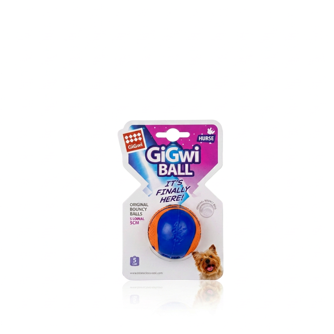 PawChew™ Squeaky Rubber Dog Ball  Interactive Chew & Fetch Toy for Dogs