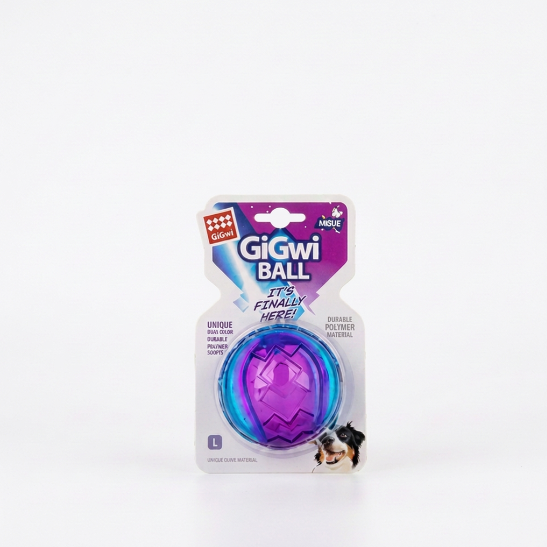 PawChew™ Squeaky Rubber Dog Ball  Interactive Chew & Fetch Toy for Dogs