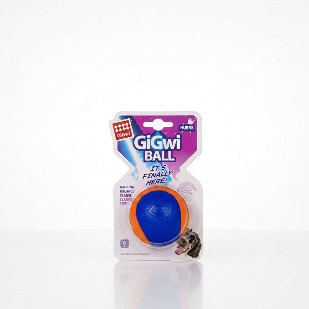 PawChew™ Squeaky Rubber Dog Ball  Interactive Chew & Fetch Toy for Dogs