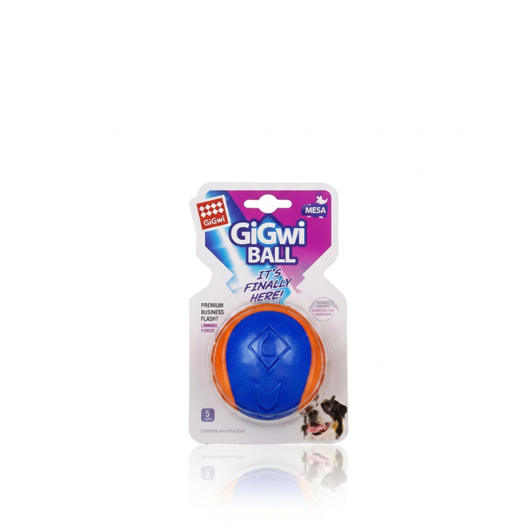 PawChew™ Squeaky Rubber Dog Ball  Interactive Chew & Fetch Toy for Dogs